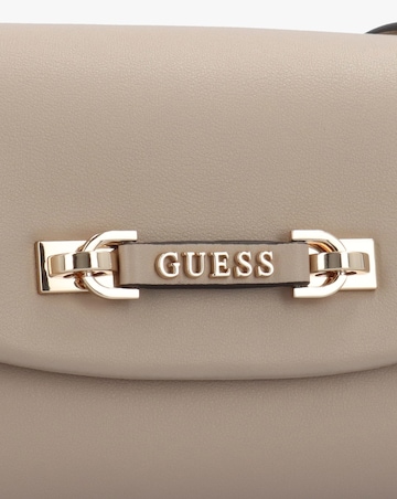 Guess Lefia Large Flap Taupe Shoulder Bag
