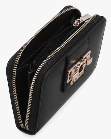Guess Jane Medium Black Zip Around Wallet
