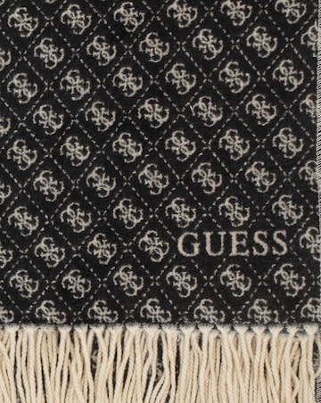 Guess Black & Beige Monogram Scarf