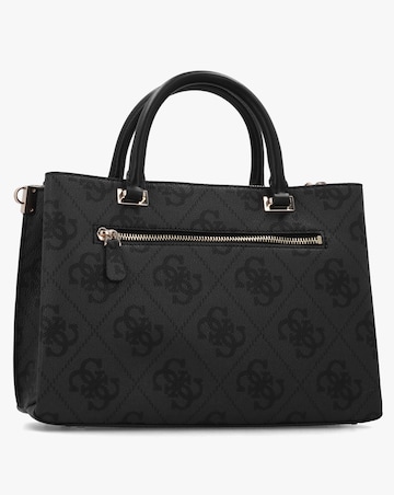 Guess Erenia Girlfriend Coal Logo Satchel Bag