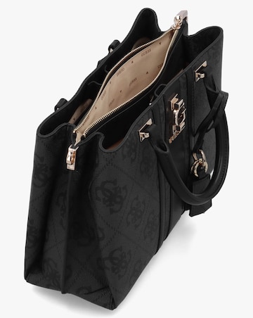 Guess Erenia Girlfriend Coal Logo Satchel Bag