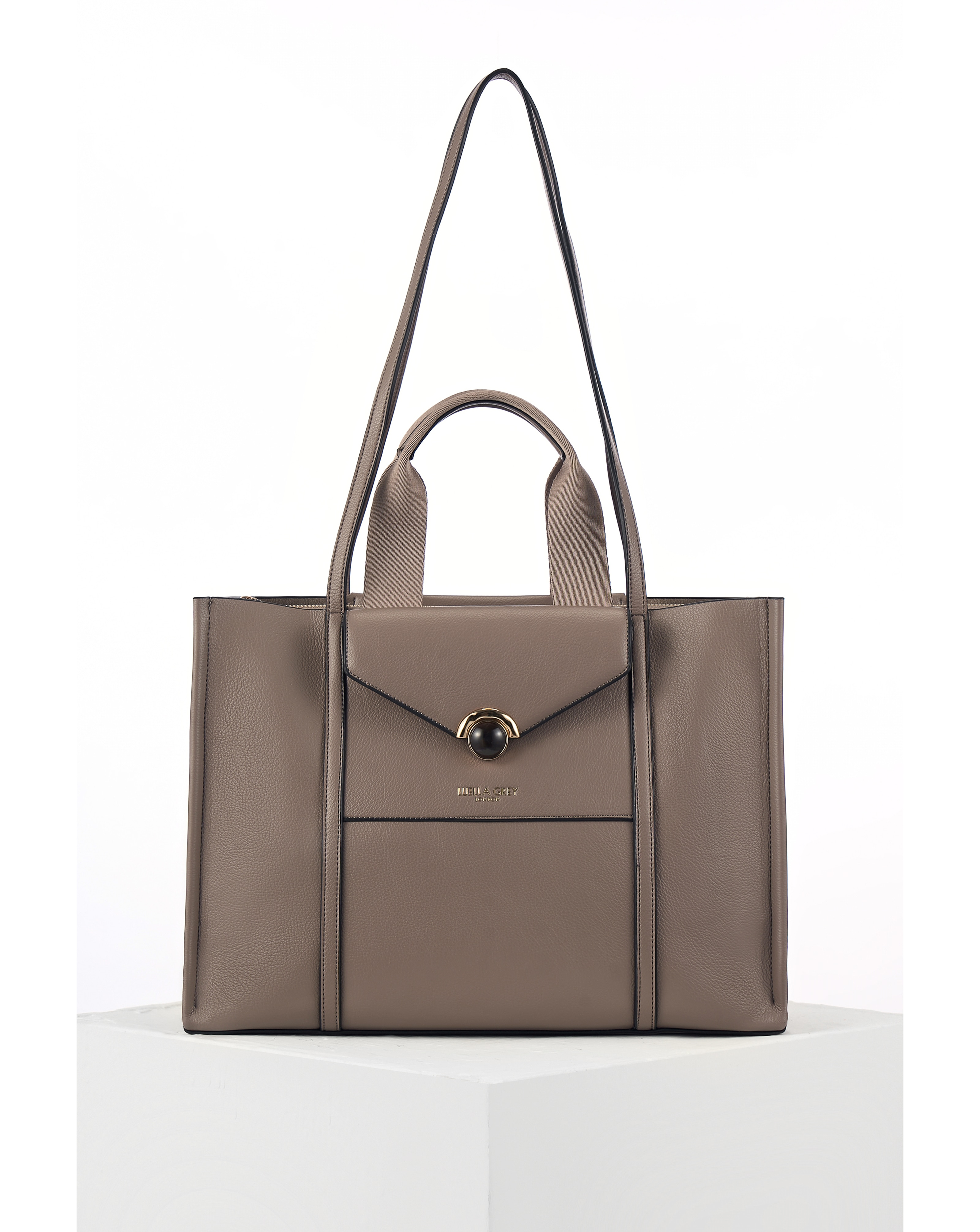 New In - Luella Grey Darcy Peat Laptop Tote