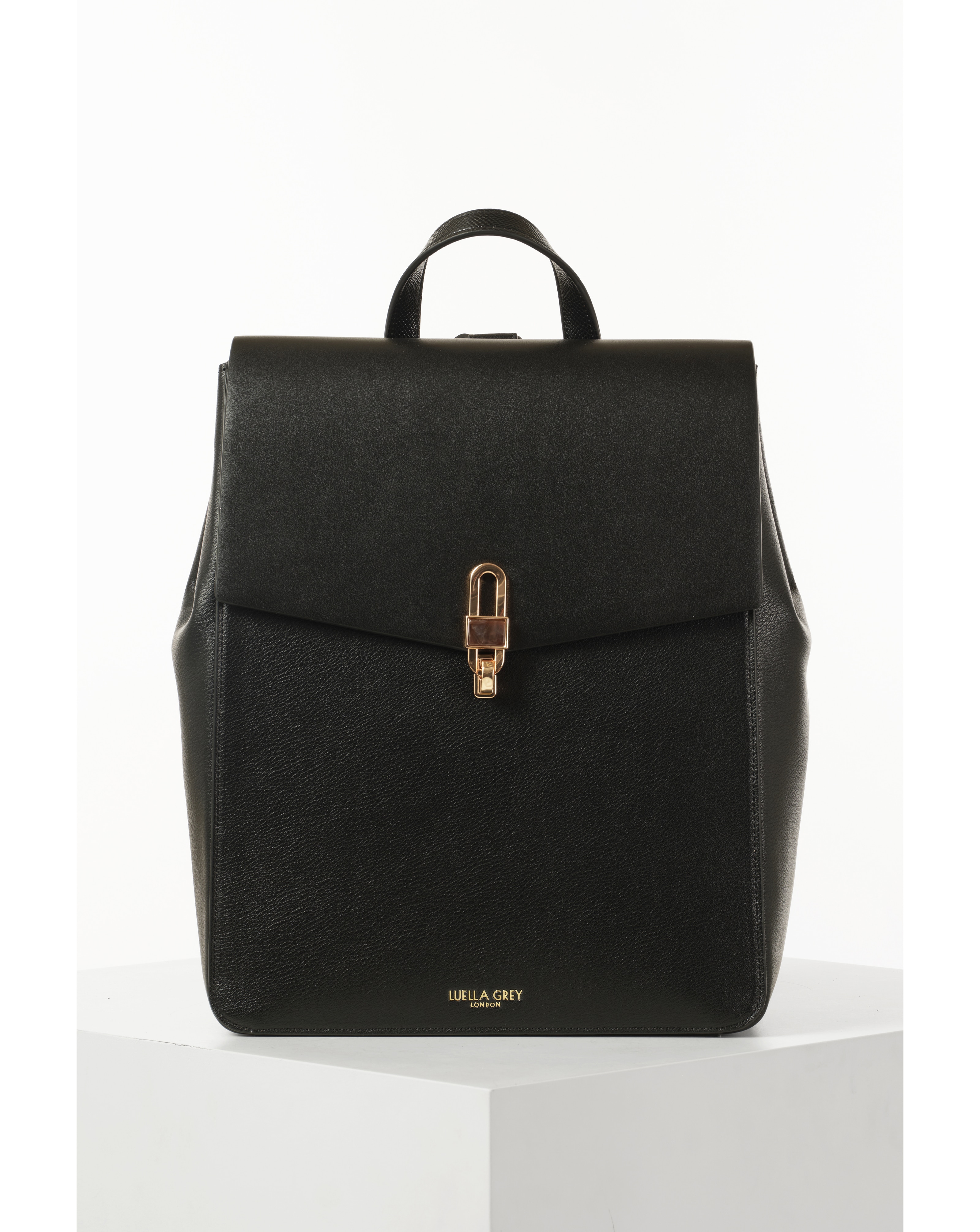 New In - Luella Grey Hilda Black Laptop Rucksack