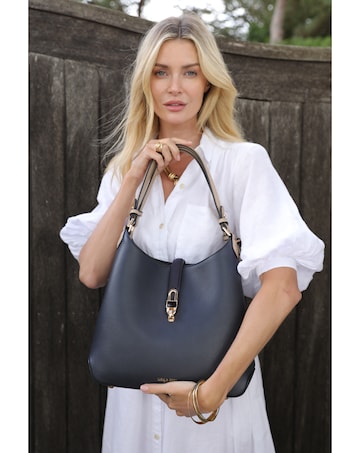 Luella Grey Romany Navy Hobo Tote