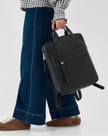 Accessorize Faux Leather Backpack