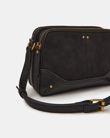 Accessorize Classic Double Zip Crossbody Bag