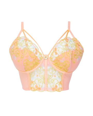 Simply Be Embroidery U/W 1/4 Pad Corset