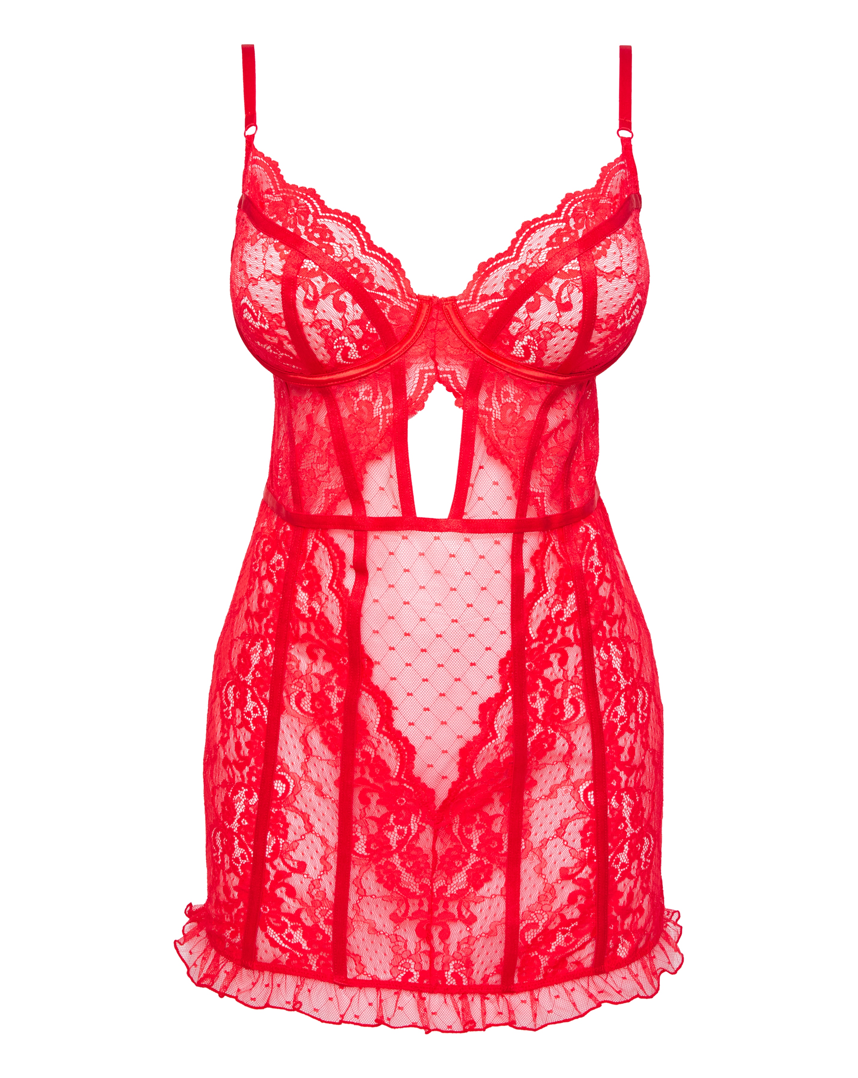 Ann Summers Sweetheart Babydoll Red