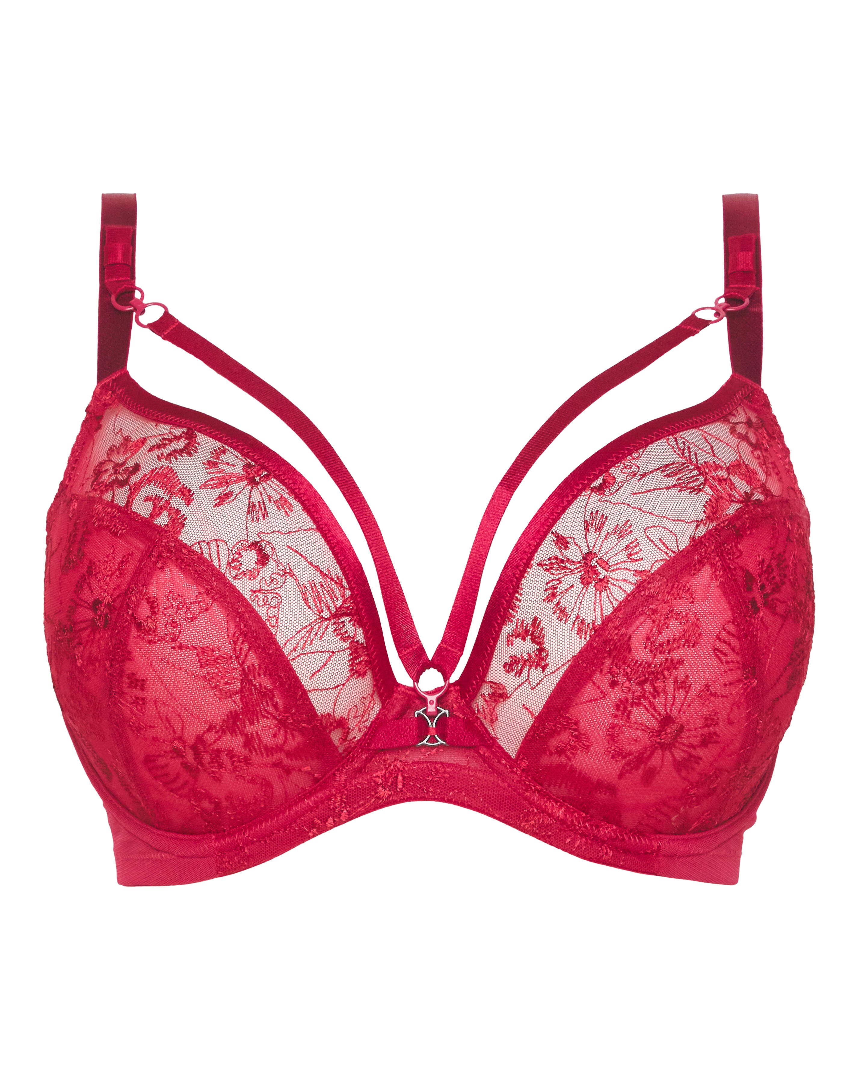 Panache Yasmin Plunge Wired Bra Ruby