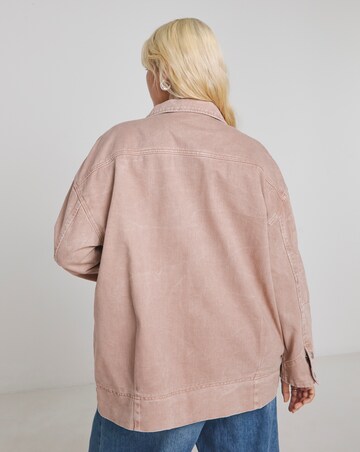 Ballet Pink Denim Workwear Jacket