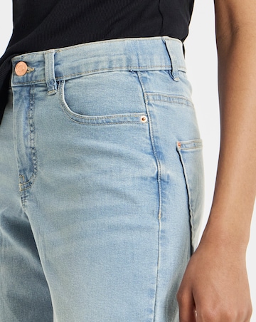 Simply Be Light Wash 24/7 Boyfriend Jeans