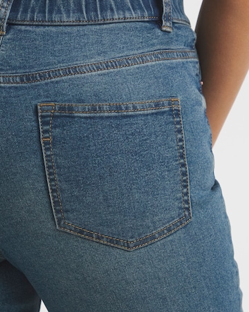 Mid Wash 24/7 Slim Crop Jeans