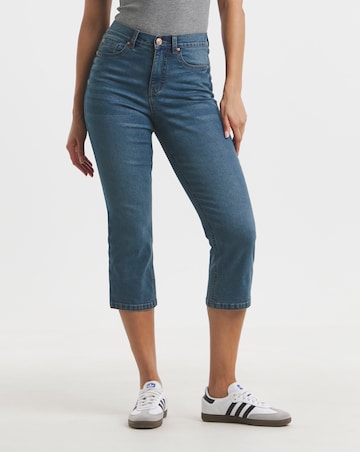 Mid Wash 24/7 Slim Crop Jeans