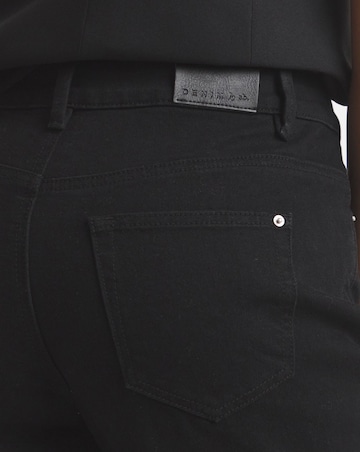 Simply Be Black Tie Front Detail Wide Leg