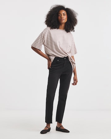 Simply Be Black Comfort Stretch Finish Ankle Grazer Jeans