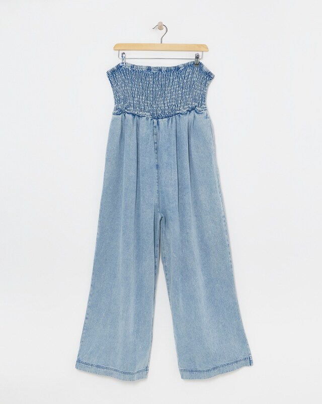 Simply Be Lyocell Bandeau Jumpsuit