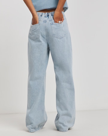 Simply Be X Twisted Wunder Diamante Wide Leg Jean