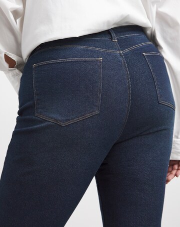 Dark Indigo Slim Mom Jeans