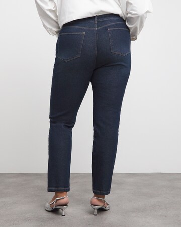 Dark Indigo Slim Mom Jeans