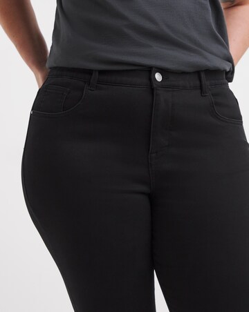 Black Cosy Finish Skinny Jeans