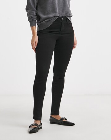 Black Cosy Finish Skinny Jeans