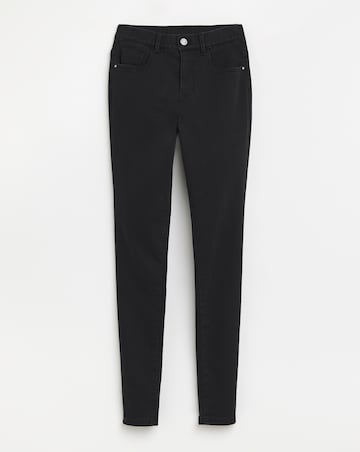 Black Cosy Finish Skinny Jeans
