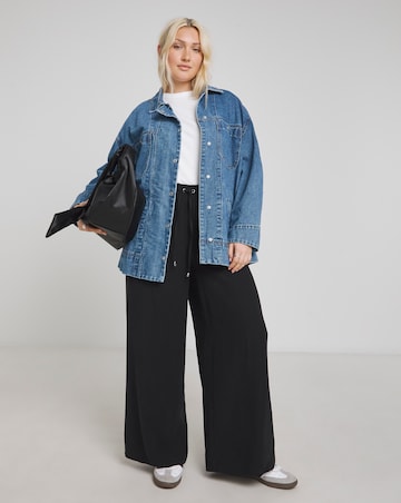 Simply Be Mid Wash Denim Workwear Jacket