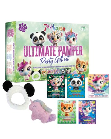 7th Heaven Ultimate Party Face Mask, Head Band & Keyring Gift Set Worth 18GBP