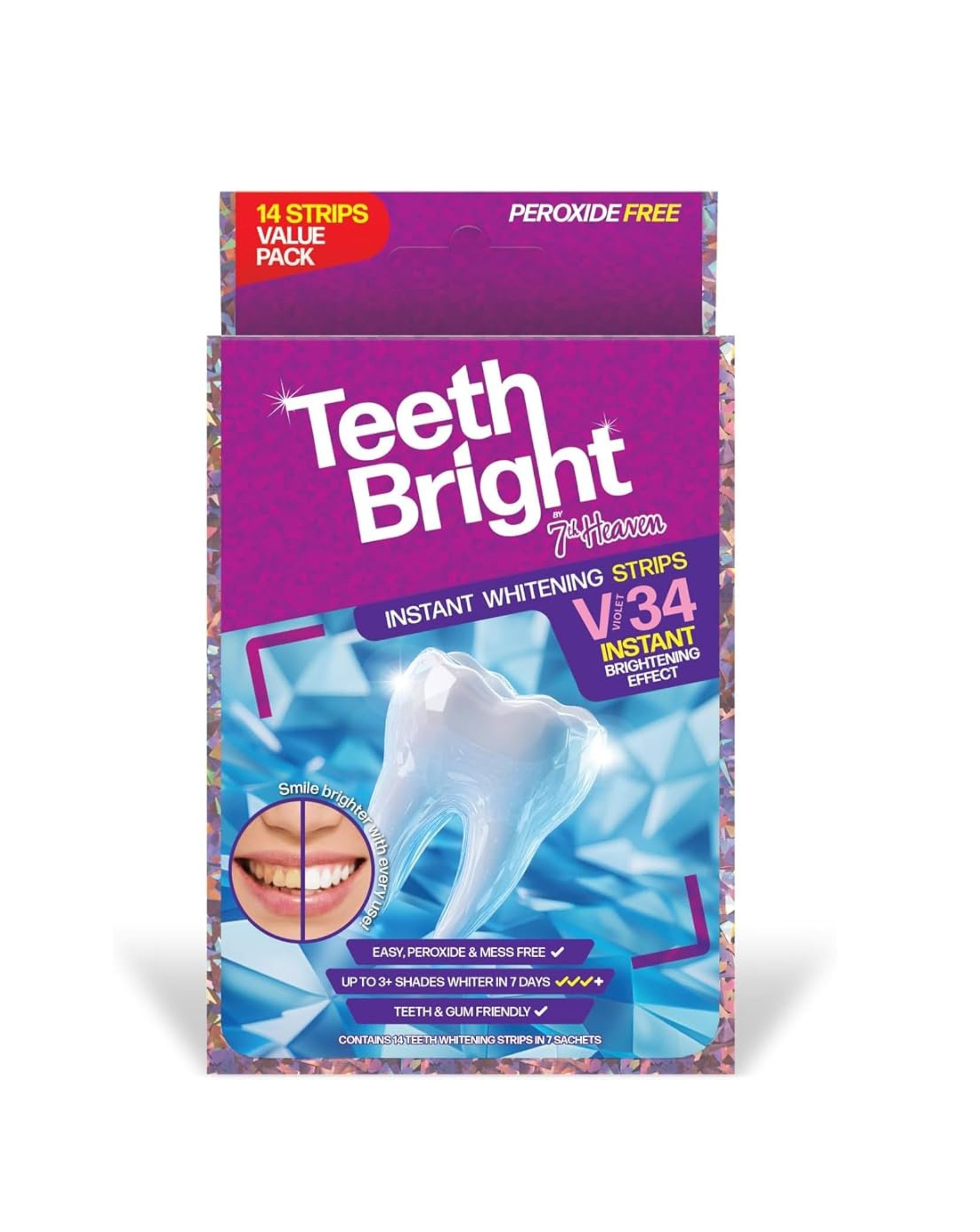 7th Heaven Teeth Whitening Trio Worth 29GBP