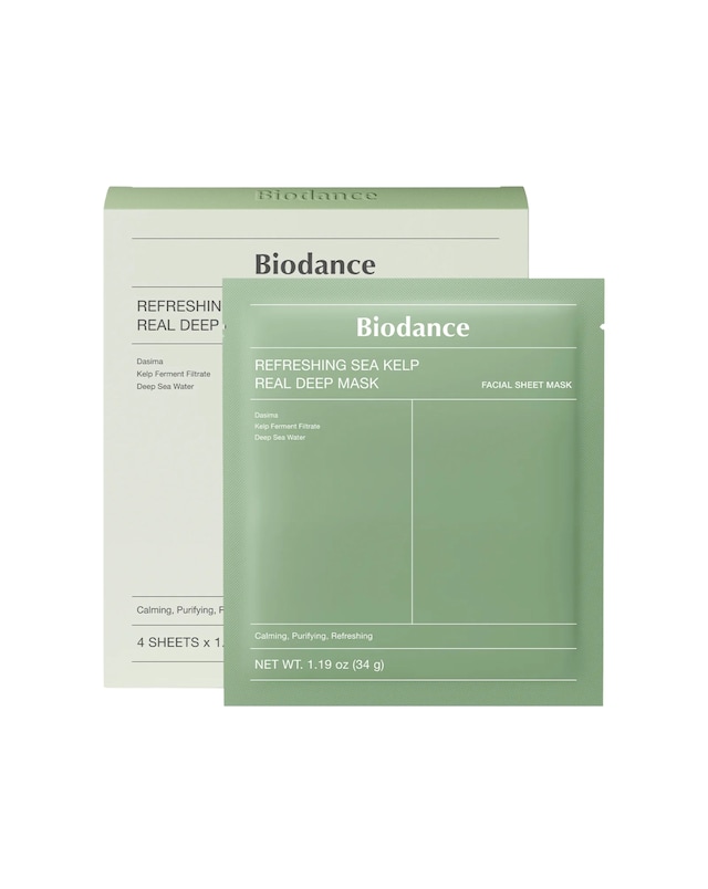 Biodance Refreshing Sea Kelp Real Deep Mask 4 pcs