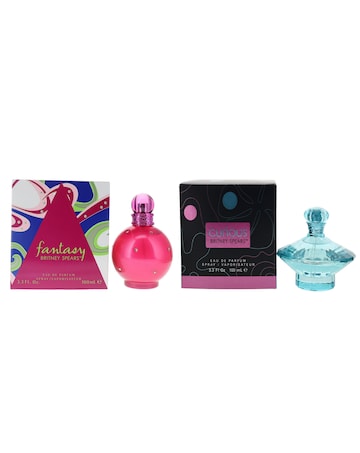 Britney Fantasy spray 100ml + Britney Curious spray 100ml - Twin Pack