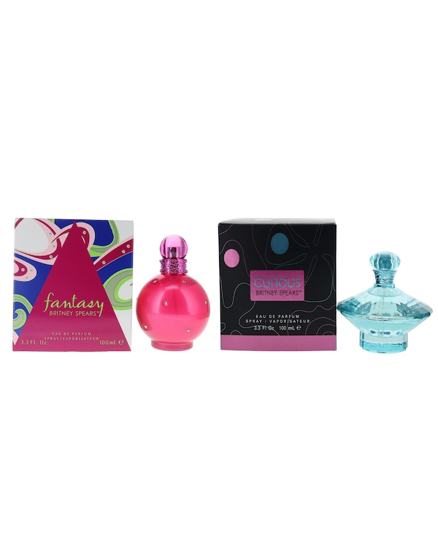 Britney Fantasy spray 100ml + Britney Curious spray 100ml - Twin Pack
