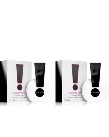 Coty Exclamation Cologne Spray 50ml Duo Pack