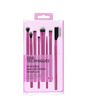 Real Techniques Everyday Eye Essentials 8 Piece Makeup Brush Set