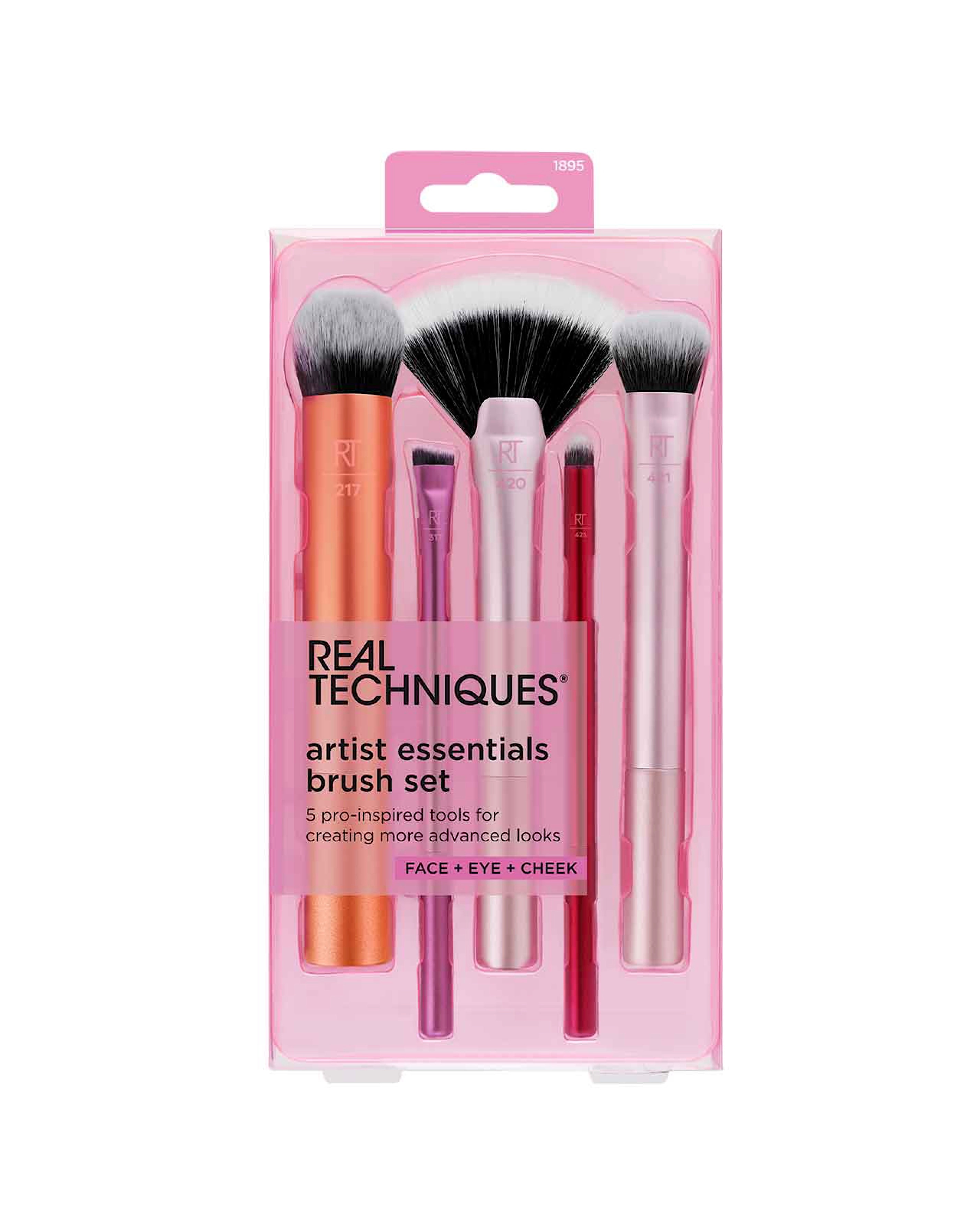 Real Techniques Artist Essentials 5 Piece Makeup Brush Set