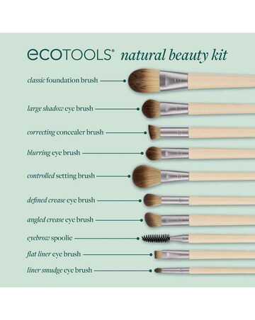 Eco Tools Natural Beauty 10 Piece Makeup Brush Set