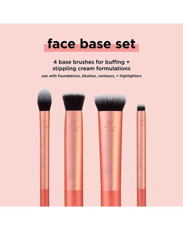 Real Techniques Face Base 4 Piece Makeup Brush Set