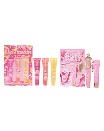 Sunkissed Candy Cake Lip Treat Gift Set with Conditioner & Gloss