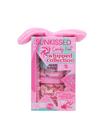 Sunkissed Candy Frost Whipped Bath and Body Gift Set with Headband