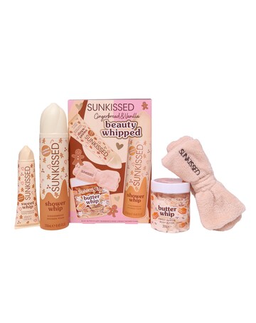 Sunkissed Gingerbread Whipped Bath and Body Gift Set with Headband