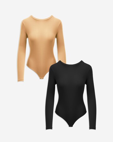 MAGISCULPT Light Control (2 Pack) Smoothing Long Sleeve Bodysuits