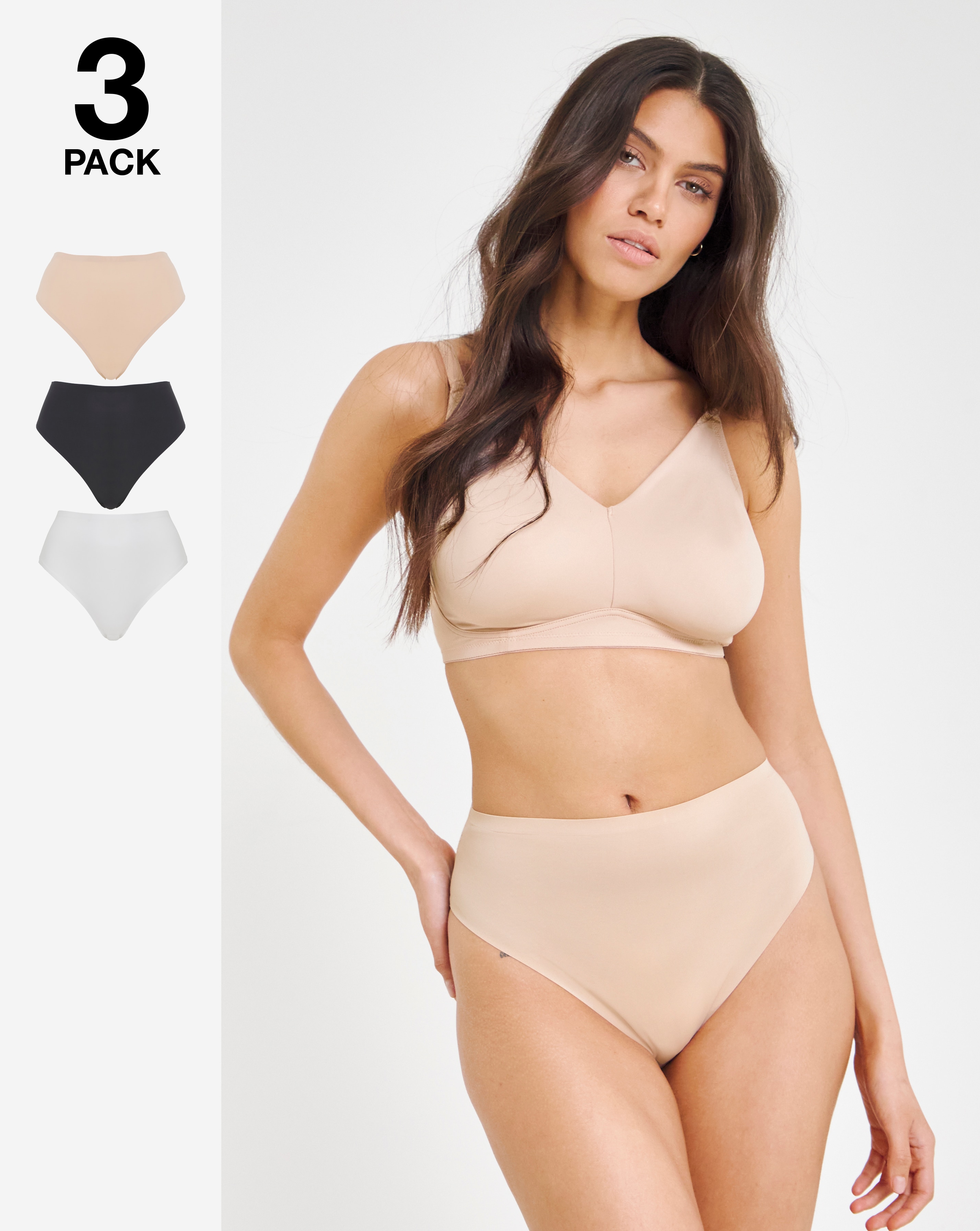 3 Pack Claire Micro Full Brief