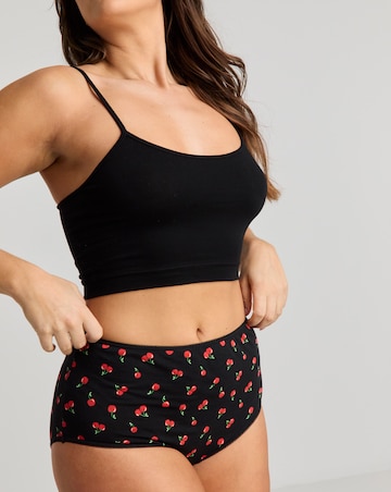 Pretty Secrets 7 Pack Cotton Full Fit Brief Knickers