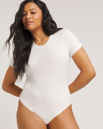 MAGISCULPT Light Control 2 Pack Smoothing T-Shirt Bodysuits - Black/White
