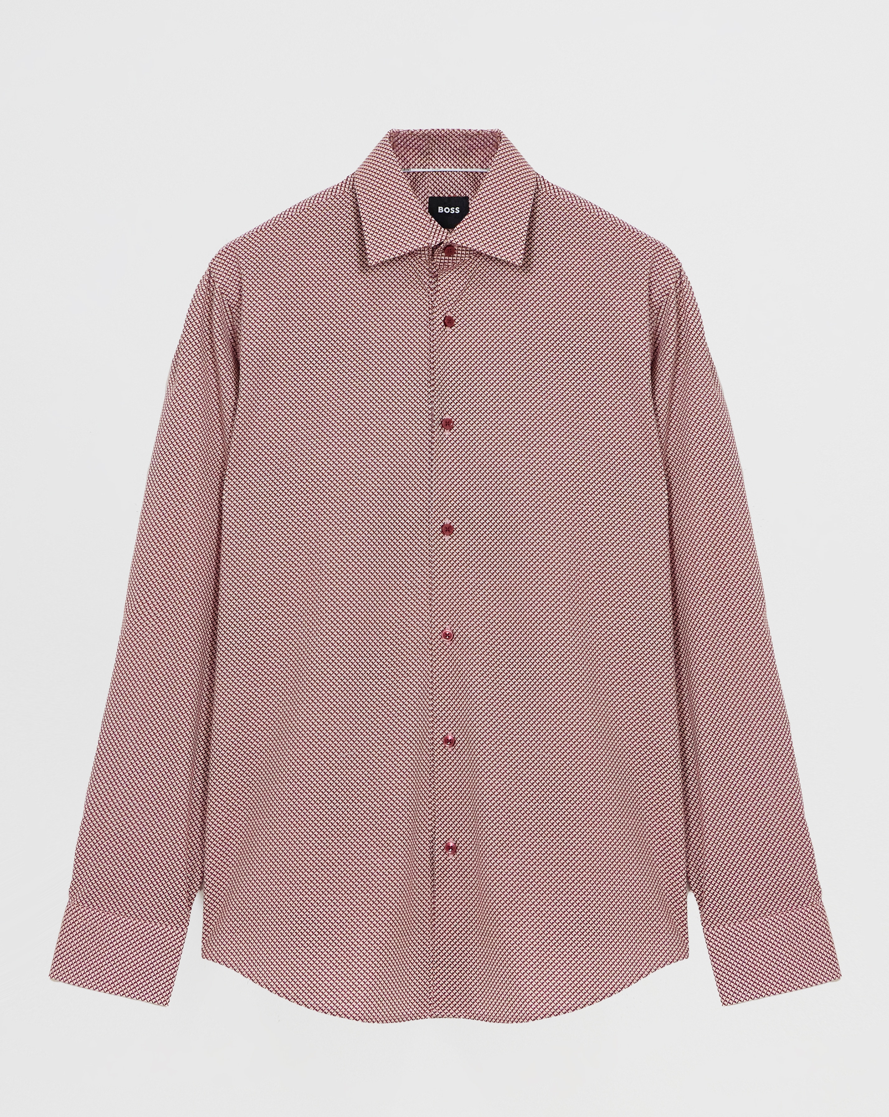 BOSS Geo Printed Long Sleeve Shirt