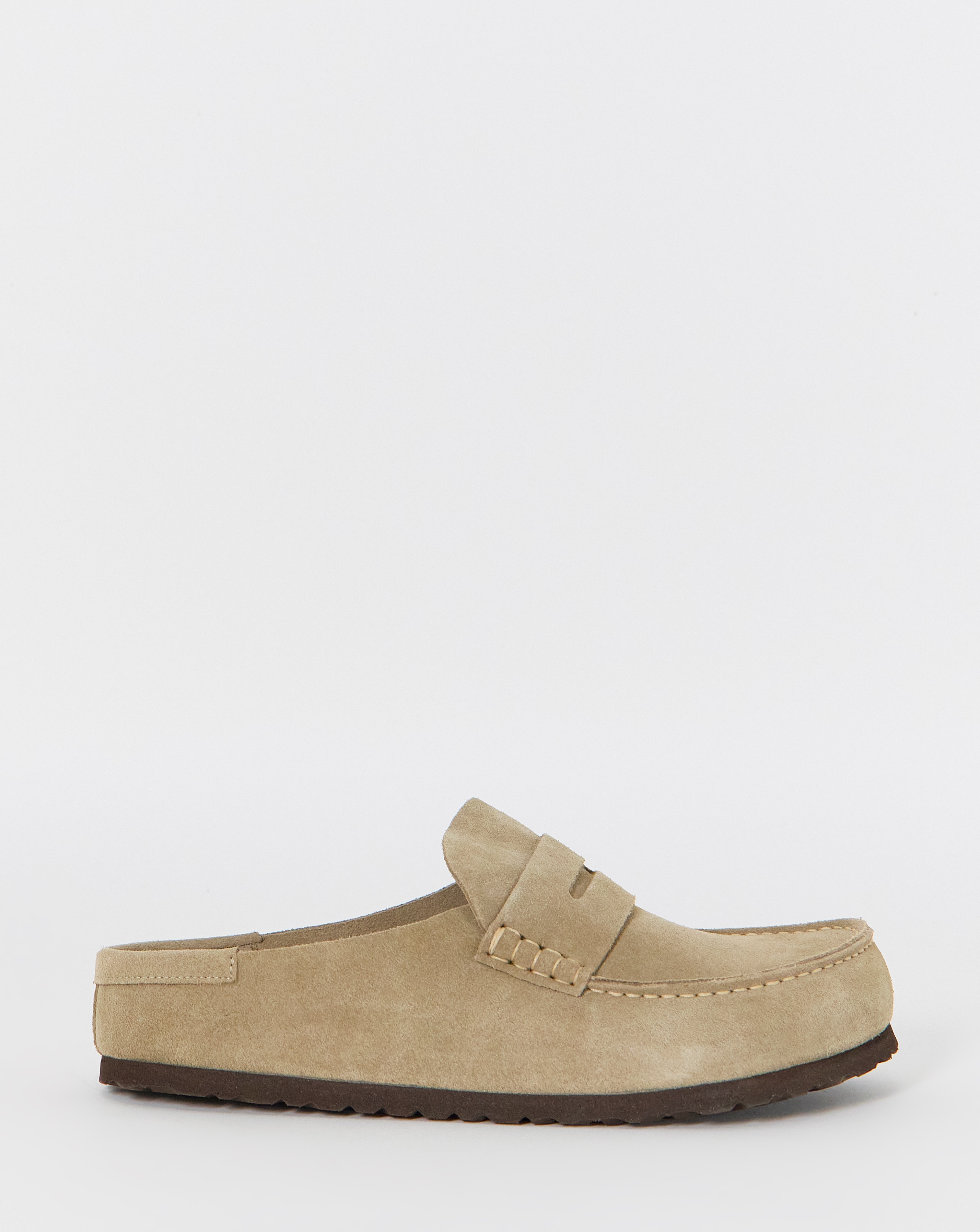 New In - Birkenstock Suede Naples Loafer - Taupe