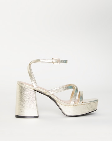 Vicky Strappy Platform Heeled Sandals ExWide