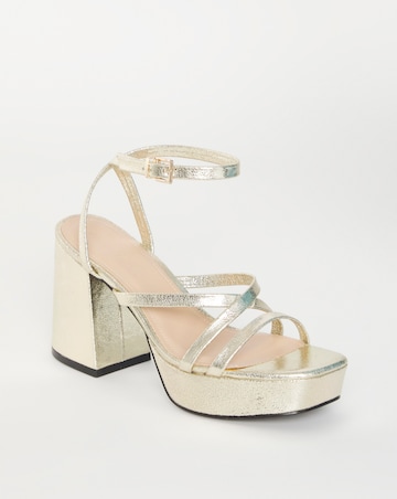 Vicky Strappy Platform Heeled Sandals ExWide