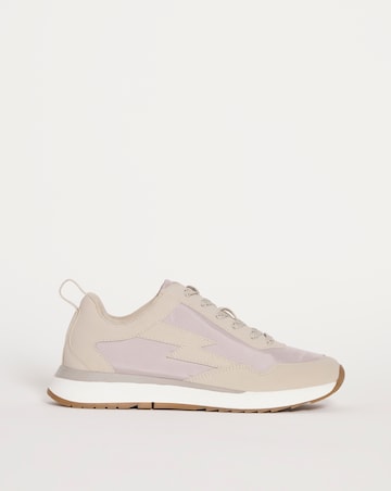 Ffion Soft Nylon Retro Runner Trainers Wide Fit