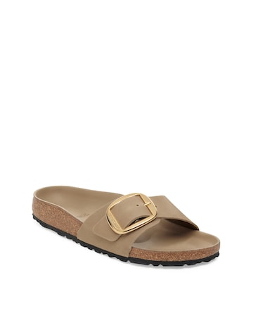 Birkenstock Madrid Tabacco Oiled Leather Big Buckle Sandals - Standard Fit (D)